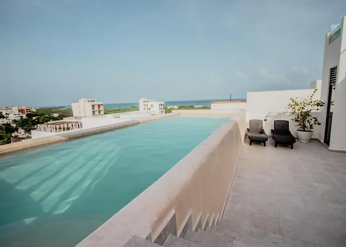 Itzamna Luxury Whit Ocean Viewpool *